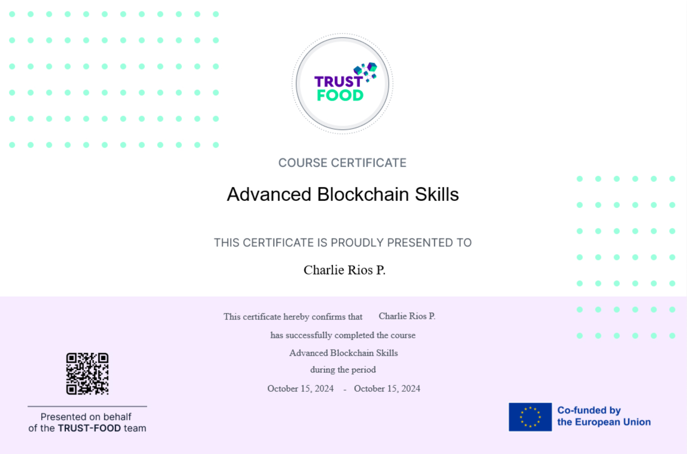 Advanced Blockchain Skills Certificate